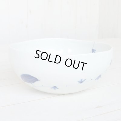 Photo2: Donburi Bowl for Noodles Kaze no uta (18.5cm/7.3in)