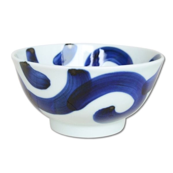 Photo1: Donburi Bowl for Noodles Futo karakusa (17.2cm/6.8in) (1)